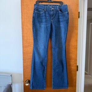 NWOT Eddie Bauer Curvy Bootcut Jeans, size 12 Long